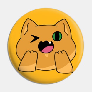 Cute Orange Cat Pin