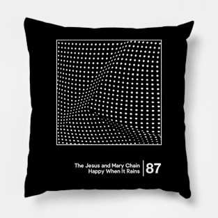 JAMC - Minimalist Graphic Design Fan Artwork Pillow