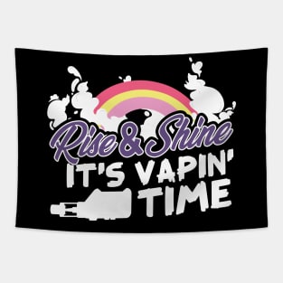 Rise & Shine It's Vapin' Time Tapestry