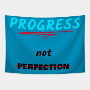 Progress Not Perfection Tapestry