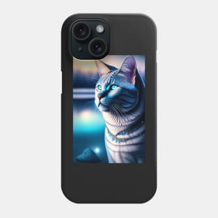 British Shorthair Winter Scenery Phone Case