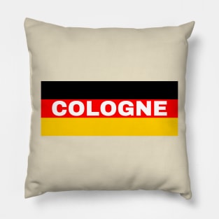 Cologne City in German Flag Pillow