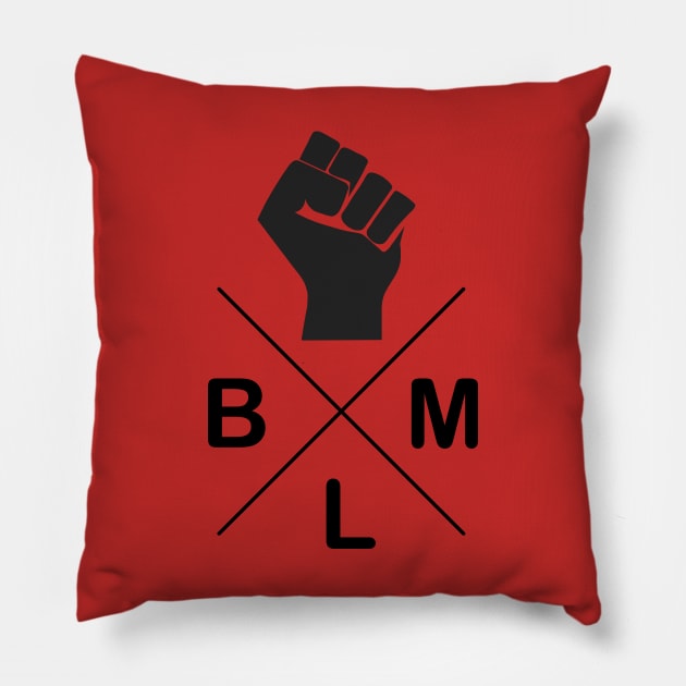 black lives matter, i cant breathe, george floyd Pillow by AzPro