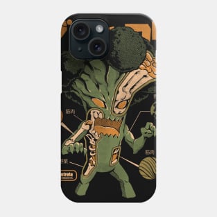 Broccozilla X-ray Phone Case