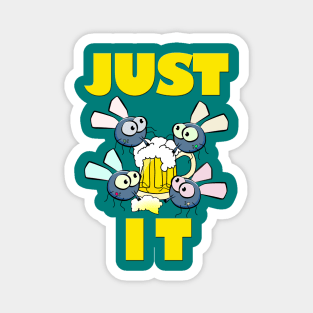 Bugs Sipping Beer Magnet