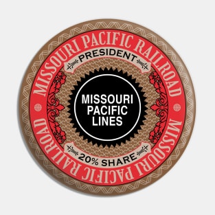 Missouri Pacific Railroad - MoPac (18XX Style) Pin