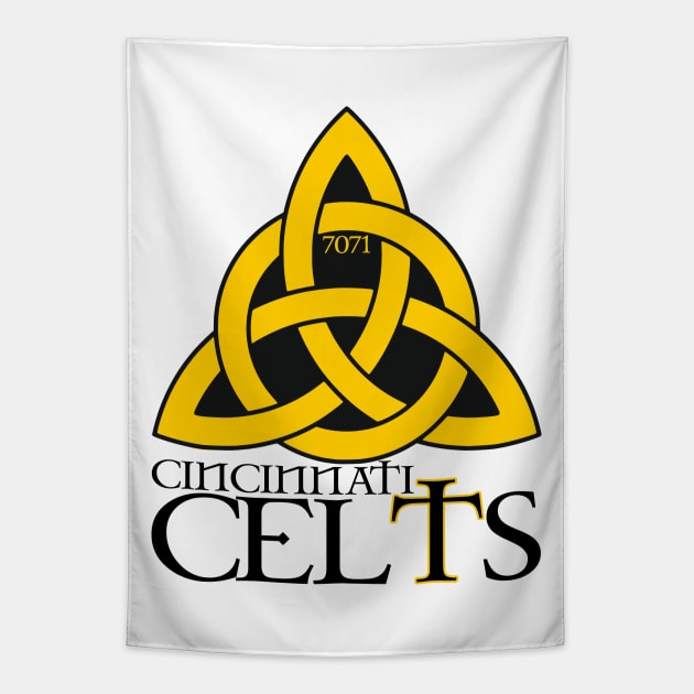 Modernized Cincinnati Celts Tapestry by 7071