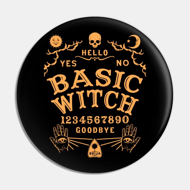 Basic Witch Ouija Board Pin by ShirtFace