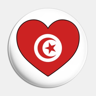 Heart - Tunisia Pin