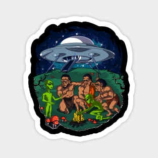 Aliens Conspiracy Theory Magnet