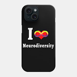 I Love Neurodiversity Phone Case