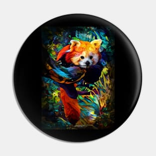 Colorful Panda Pin