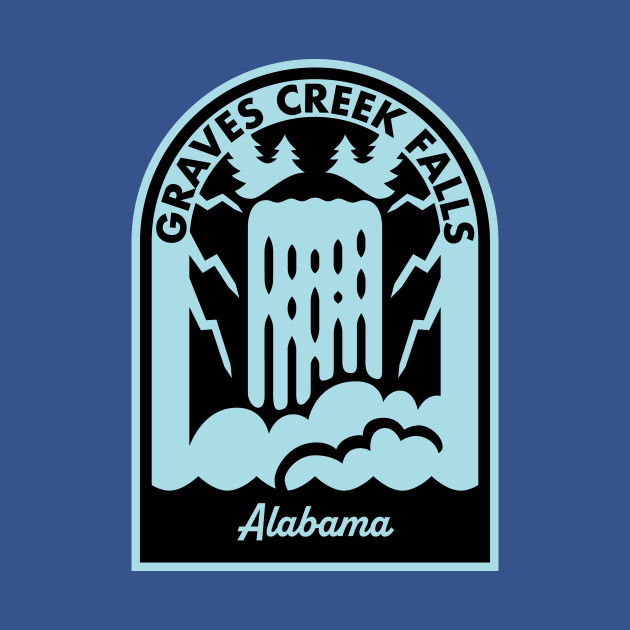 Discover Graves Creek Falls Alabama - Graves Creek Falls Al - T-Shirt