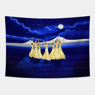 Dancing Armenian Ladies Tapestry