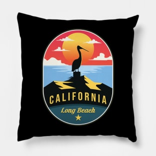 California Long Beach Pillow