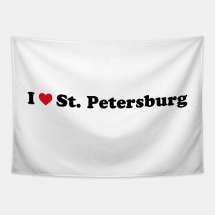 I Love St Petersburg Tapestry