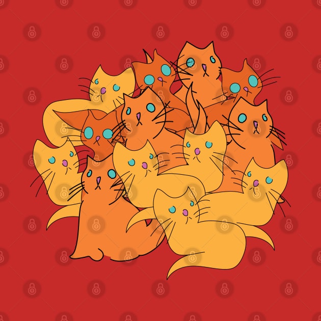 Ball of Kitties by Sassifrassically's  'Swasome Shop