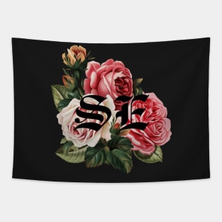 Summertime Eyes (Full Bloom Black) Tapestry