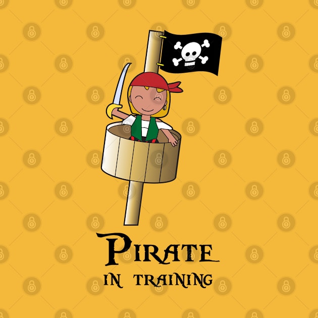 Pirate Girl in Training by Markaneu