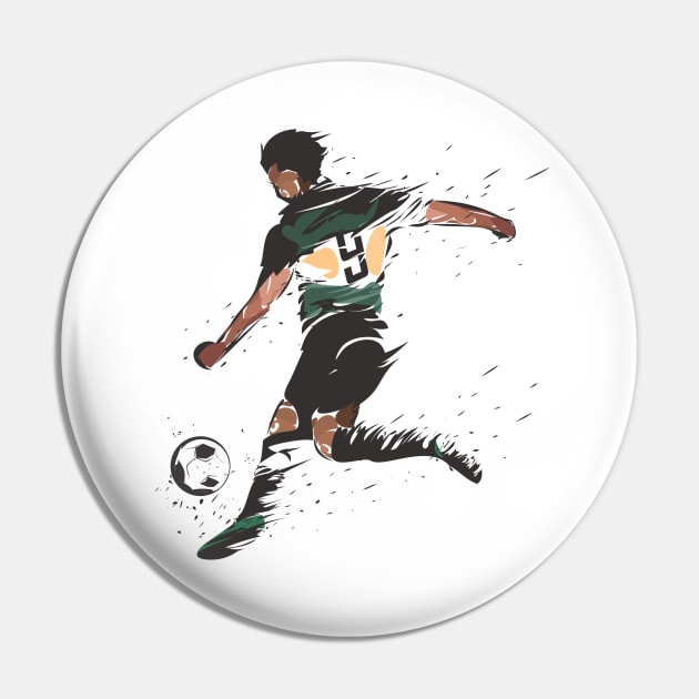 Soccer Player Pin by TambuStore