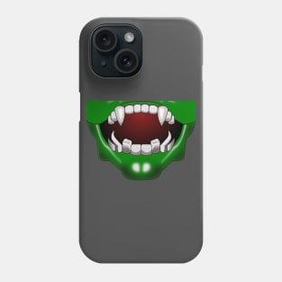 Green Monster Mask Mouth Phone Case