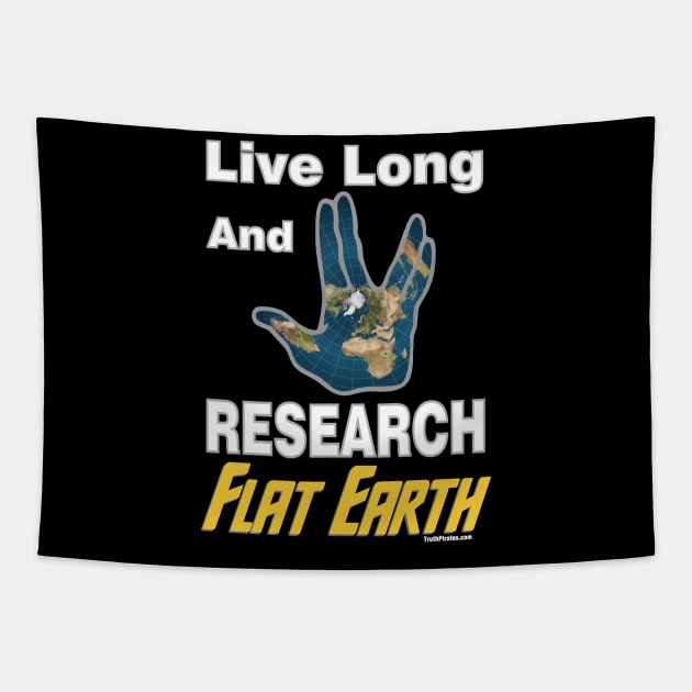 Flat Earth Map Tapestry by FlatEarth101