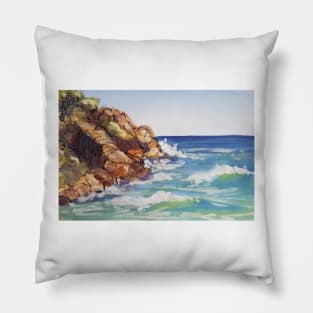 North Boomerang Beach Pillow