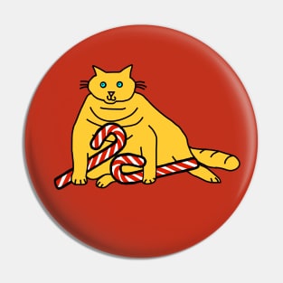 Chonk Cat got all the Christmas Candy Pin