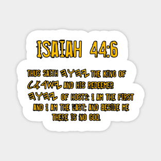 Isaiah 44:6 Magnet