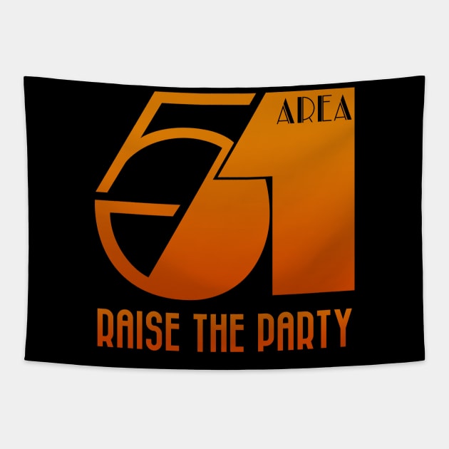 Area 51 raise the party. Tapestry by InkdieKiller