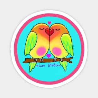 Lovebirds Magnet