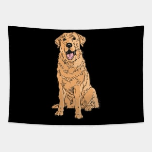 Golden Retriever - best family dog in the world Tapestry