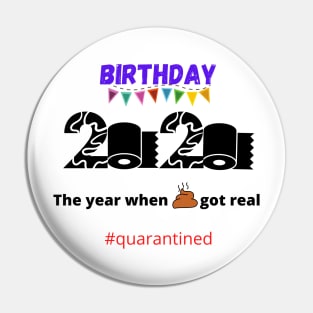 funny 2020 birthday Pin