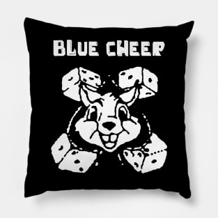 blue cheer rabbit dice Pillow