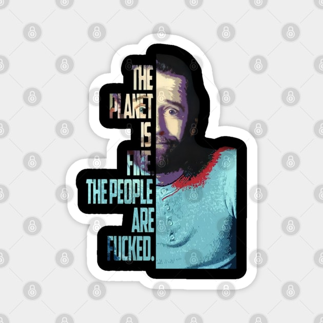 George Carlin vintage Magnet by Jumping 