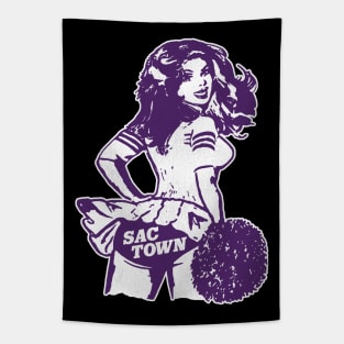 Sacramento Cheerleader Tapestry