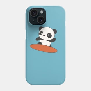 Kawaii Cute Surfing Panda T-Shirt Phone Case