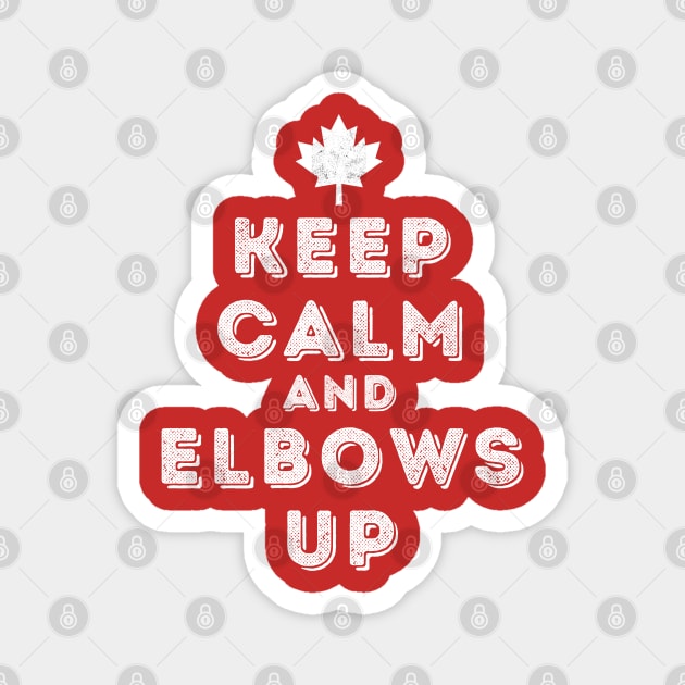 Elbows-Up Magnet by Creatifly Graphic Tees