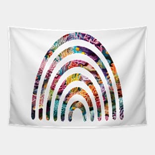 Coral Reef Rainbow Tapestry