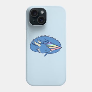 Sleeping rainbow dragon Phone Case