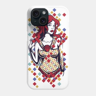 Red-haired Savvy Lady Phone Case