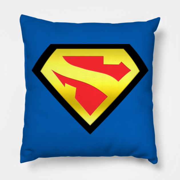 Calvin Ellis (Realistic) President Superman Earth 23 Logo - Calvin Ellis - Pillow | TeePublic UK