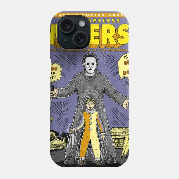 SLASHER COMICS-MYERS Phone Case by Firebrander