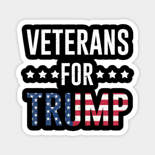 Veterans for Trump Tee – Trump Make America Great Again Magnet