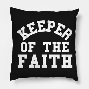 Keeper of the Faith Christian Hardcore Terror parody Pillow