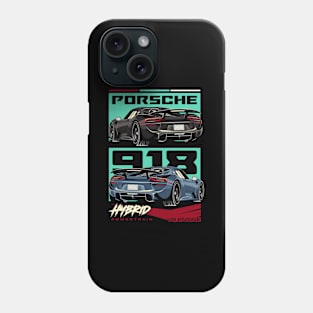 Retro Porsche 918 Phone Case