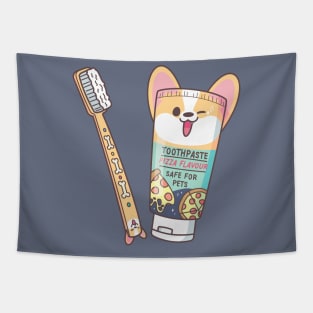 Corgi Dental Toothpaste Toothbrush Set (Pizza Flavour) Tapestry