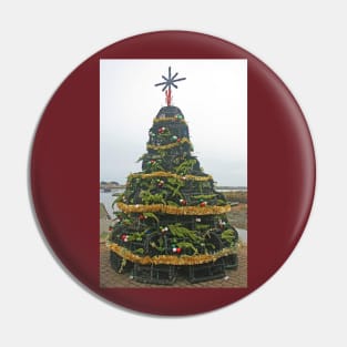 Lobster Pot Christmas Tree, Emsworth, December 2021 Pin