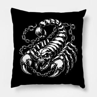 SCORPION SKULL Pillow