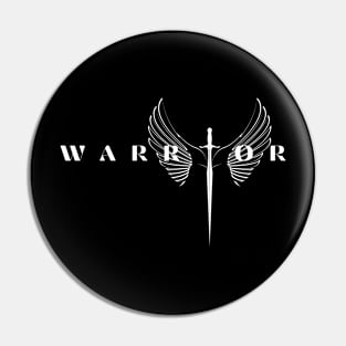 Angel Wings Sword Warrior Pin